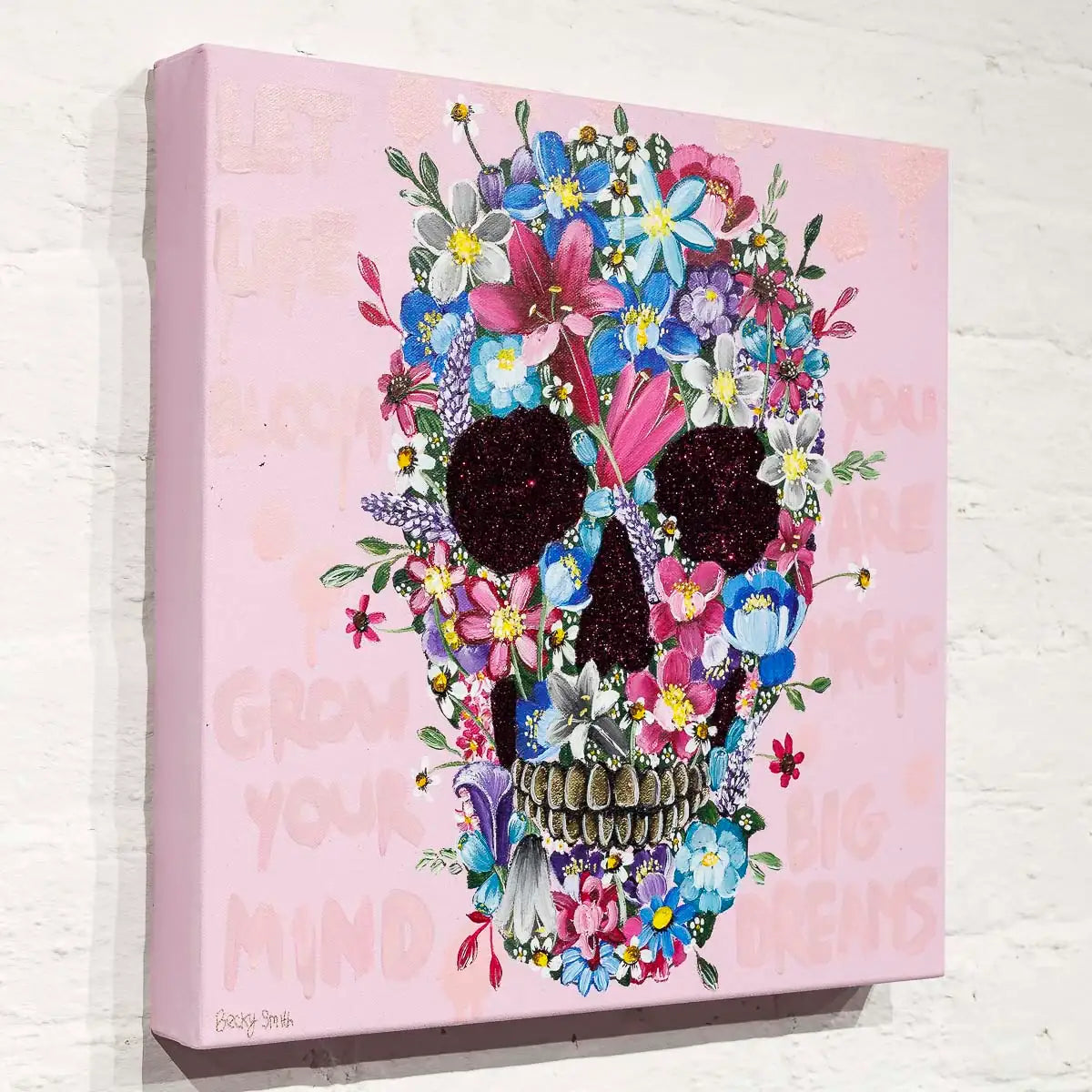 Let Life Bloom - Original - SOLD by artist Becky Smith - Wyecliffe Galleries