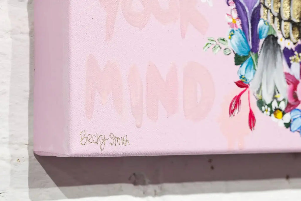 Let Life Bloom - Original - SOLD by artist Becky Smith - Wyecliffe Galleries