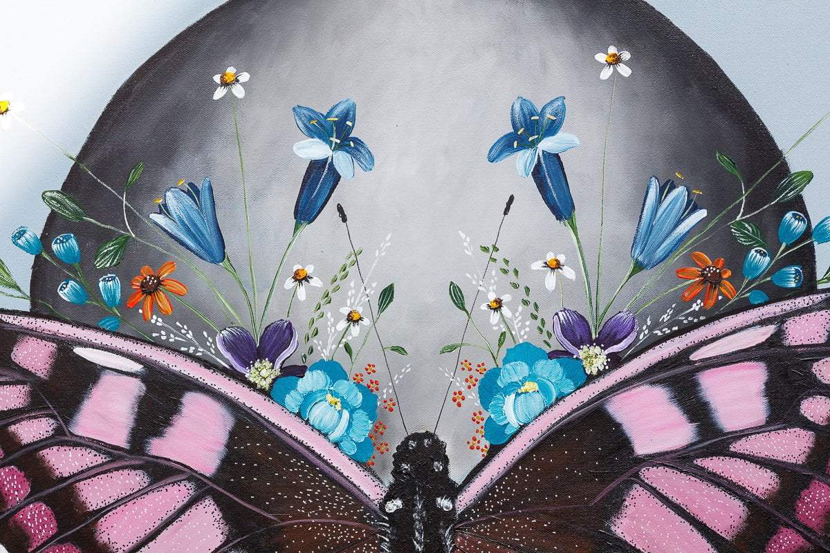 Let Life Flourish - Original - SOLD by artist Becky Smith - Wyecliffe Galleries