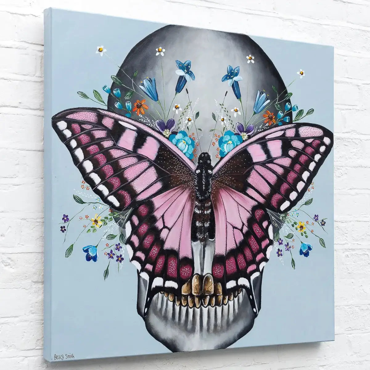 Let Life Flourish - Original - SOLD by artist Becky Smith - Wyecliffe Galleries