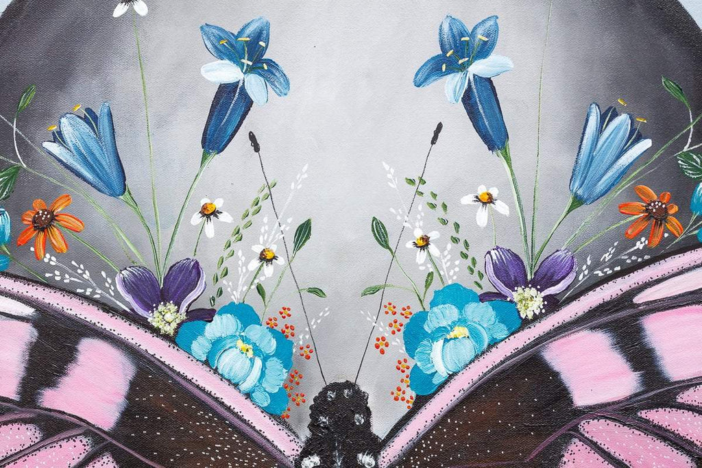 Let Life Flourish - Original - SOLD by artist Becky Smith - Wyecliffe Galleries