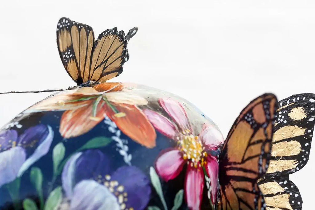 Let Life Flutter - Original Sculpture - SOLD by artist Becky Smith - Wyecliffe Galleries