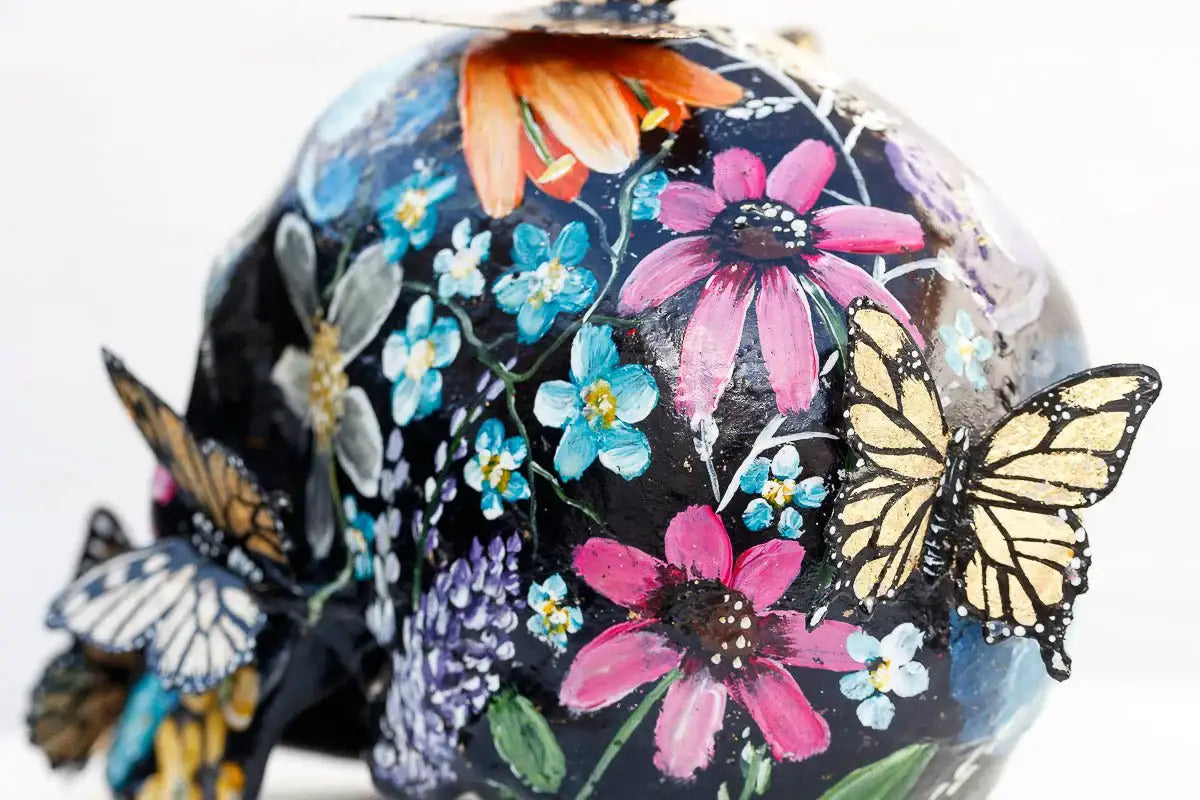 Let Life Flutter - Original Sculpture - SOLD by artist Becky Smith - Wyecliffe Galleries