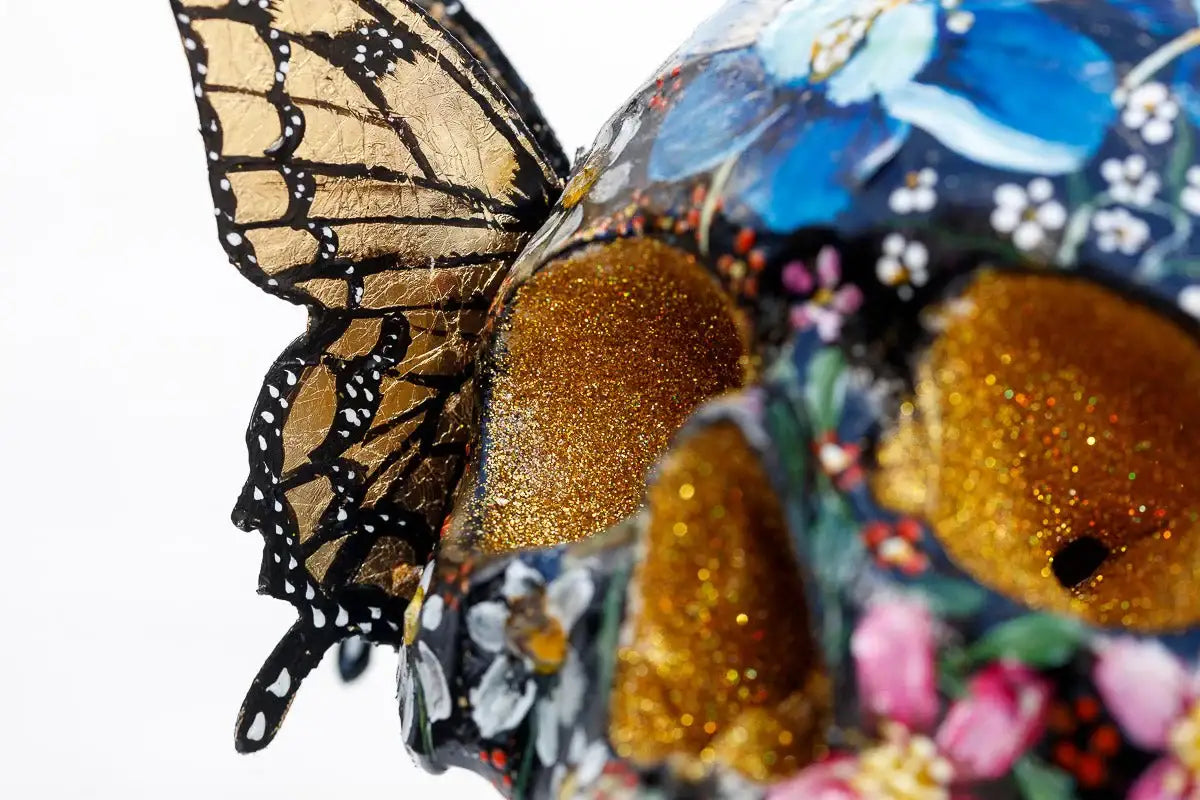 Let Life Flutter - Original Sculpture - SOLD by artist Becky Smith - Wyecliffe Galleries