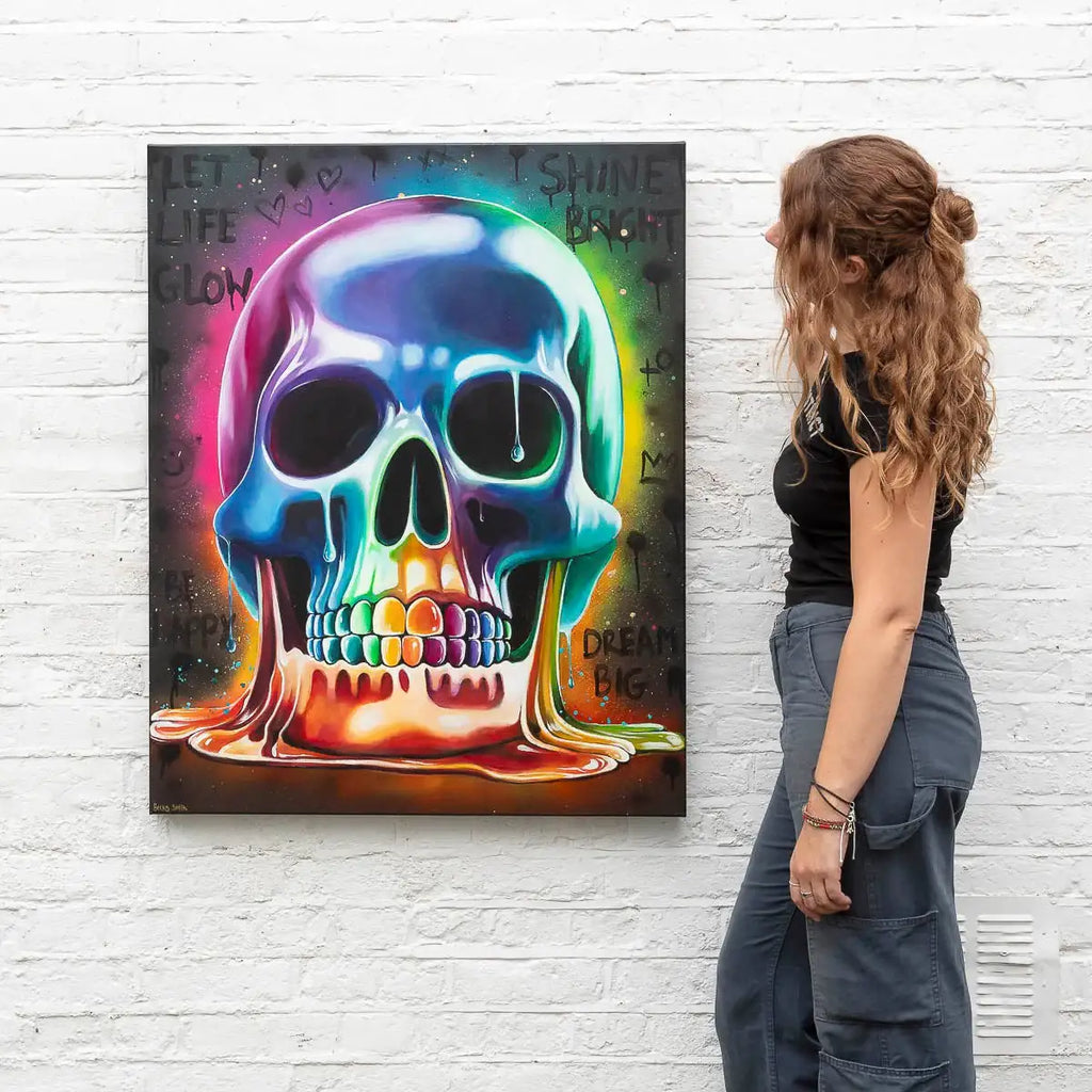 Let Life Glow - Original - SOLD by artist Becky Smith - Wyecliffe Galleries