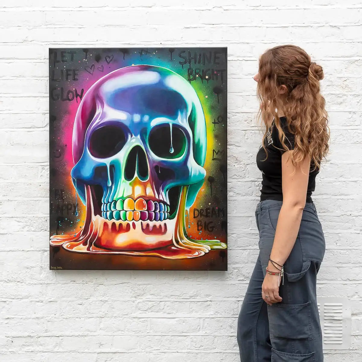 Let Life Glow - Original - SOLD by artist Becky Smith - Wyecliffe Galleries