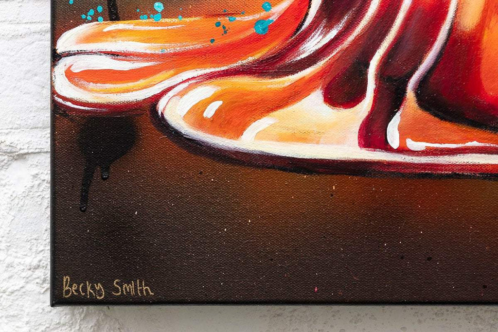 Let Life Glow - Original - SOLD by artist Becky Smith - Wyecliffe Galleries