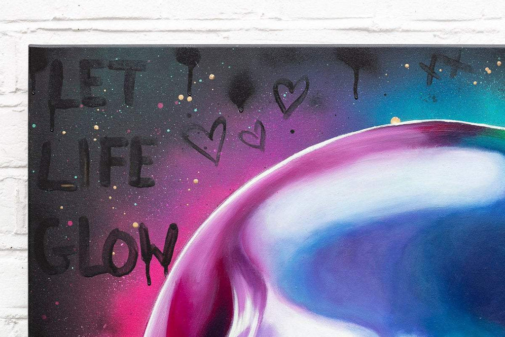 Let Life Glow - Original - SOLD by artist Becky Smith - Wyecliffe Galleries