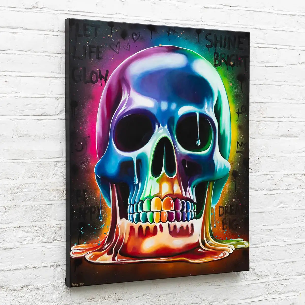 Let Life Glow - Original - SOLD by artist Becky Smith - Wyecliffe Galleries