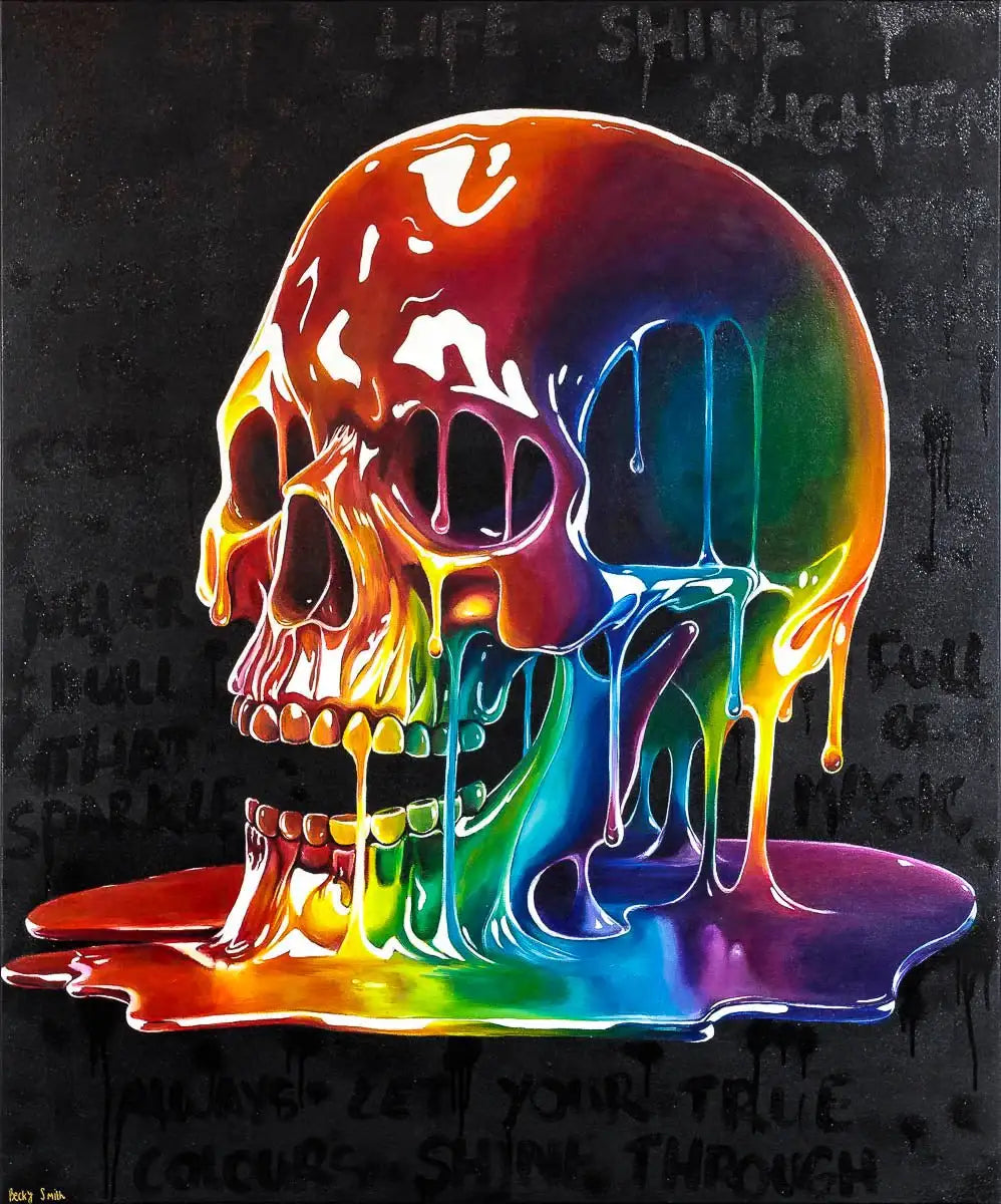 Let Life Shine - Original - SOLD by artist Becky Smith - Wyecliffe Galleries