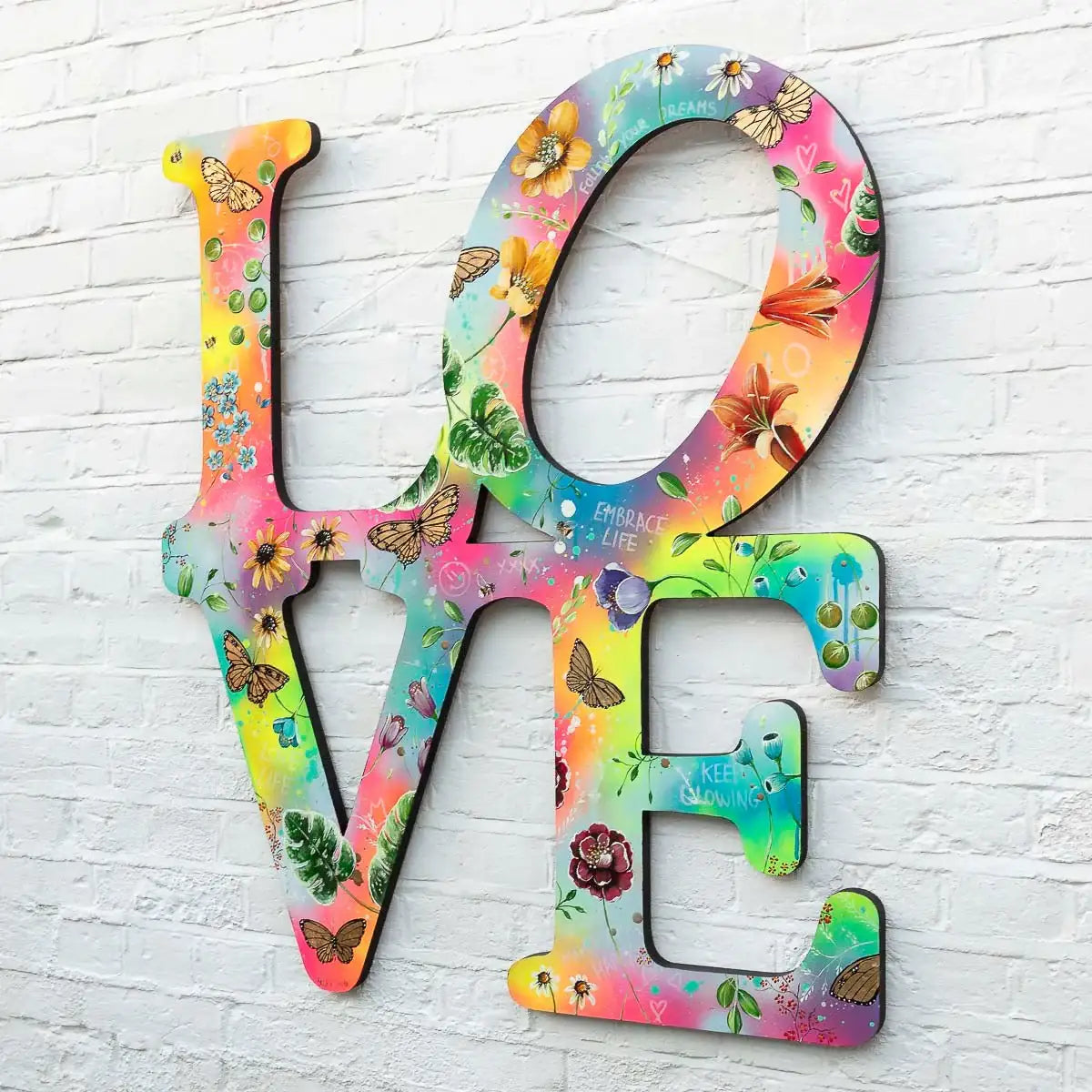 Let Love Glow - Original - SOLD by artist Becky Smith - Wyecliffe Galleries