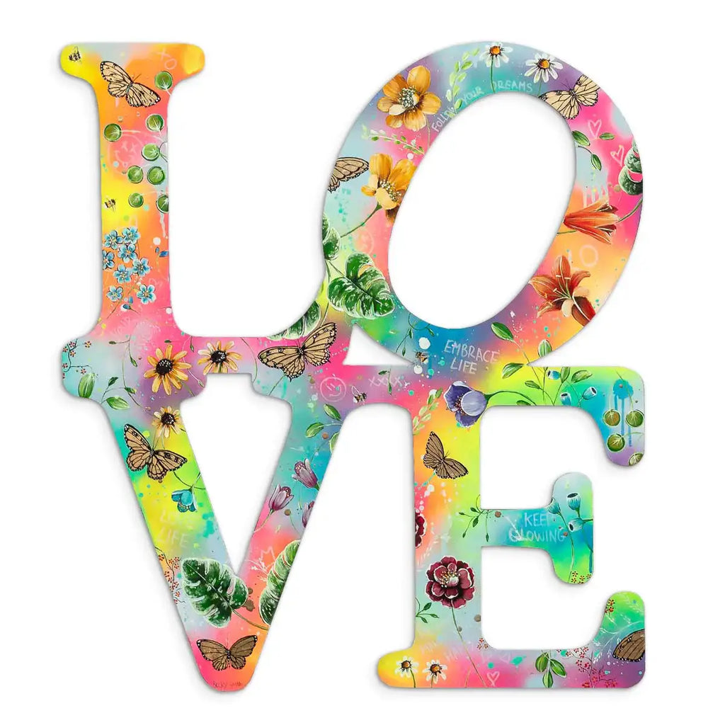 Let Love Glow - Original - SOLD by artist Becky Smith - Wyecliffe Galleries