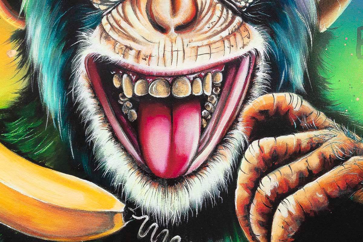 Let's Go Bananas - Artist Proof by artist Becky Smith - Wyecliffe Galleries