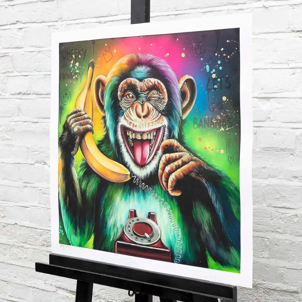 Let's Go Bananas - Artist Proof by artist Becky Smith - Wyecliffe Galleries