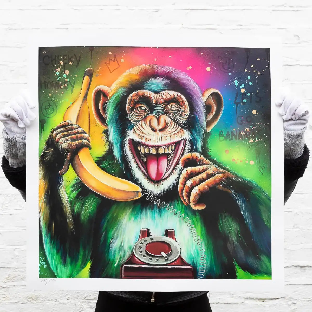 Let's Go Bananas - Artist Proof by artist Becky Smith - Wyecliffe Galleries
