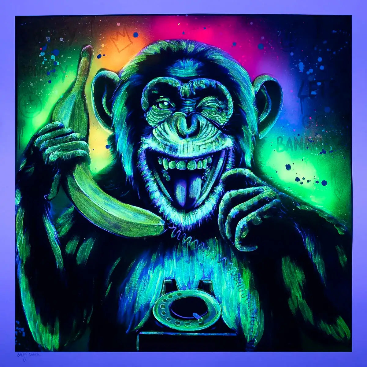Let's Go Bananas - Artist Proof by artist Becky Smith - Wyecliffe Galleries