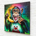 Let's Go Bananas - Original by artist Becky Smith - Wyecliffe Galleries