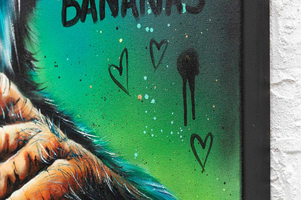 Let's Go Bananas - Original by artist Becky Smith - Wyecliffe Galleries