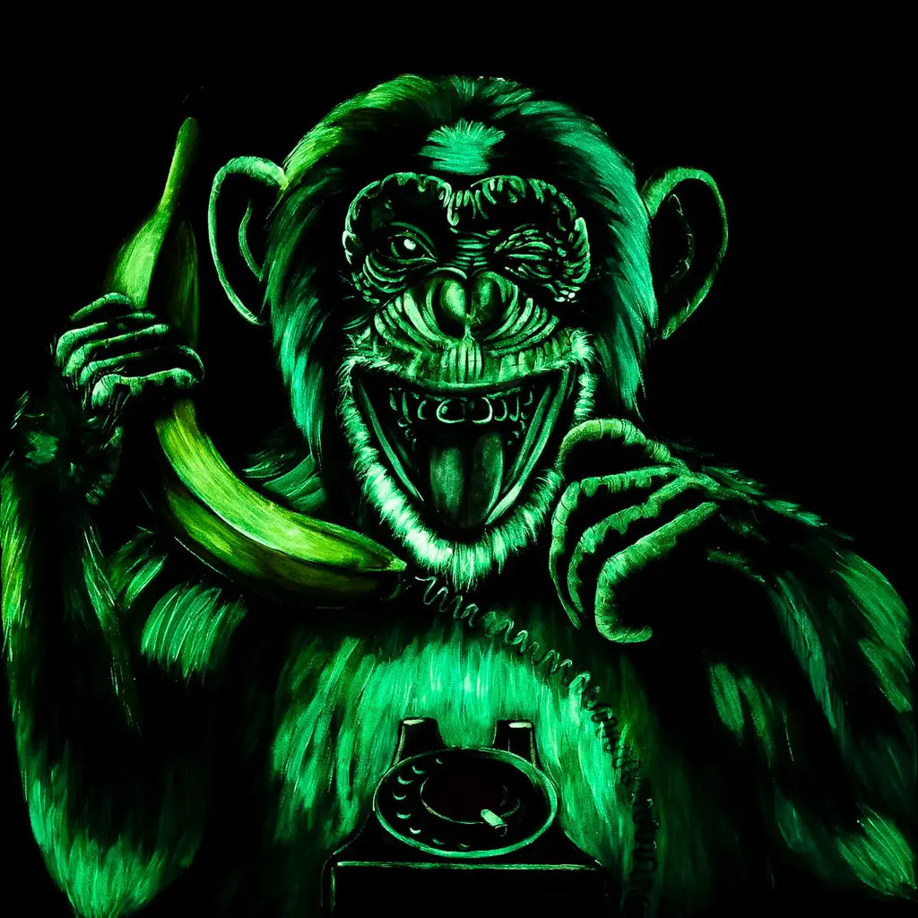 Let's Go Bananas - Original by artist Becky Smith - Wyecliffe Galleries