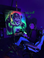 Let's Go Bananas - Original by artist Becky Smith - Wyecliffe Galleries