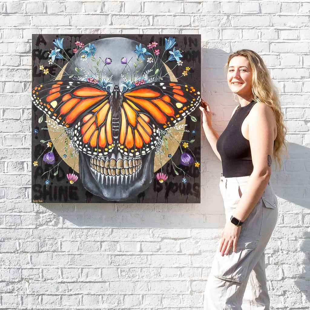 Life In Bloom - Original - SOLD by artist Becky Smith - Wyecliffe Galleries