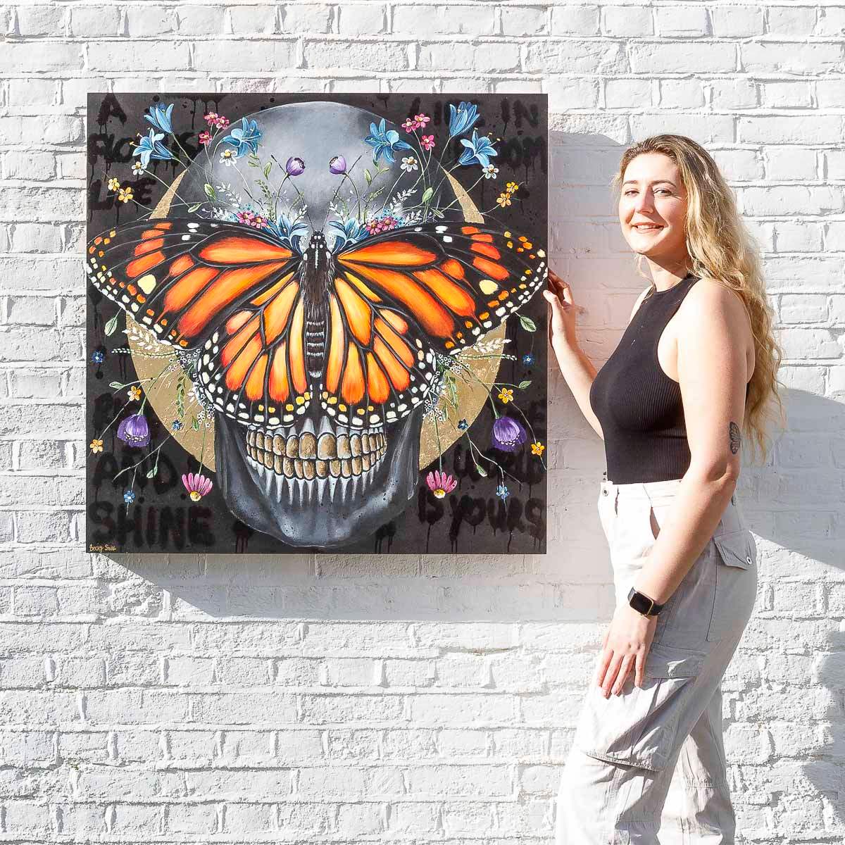 Life In Bloom - Original - SOLD by artist Becky Smith - Wyecliffe Galleries