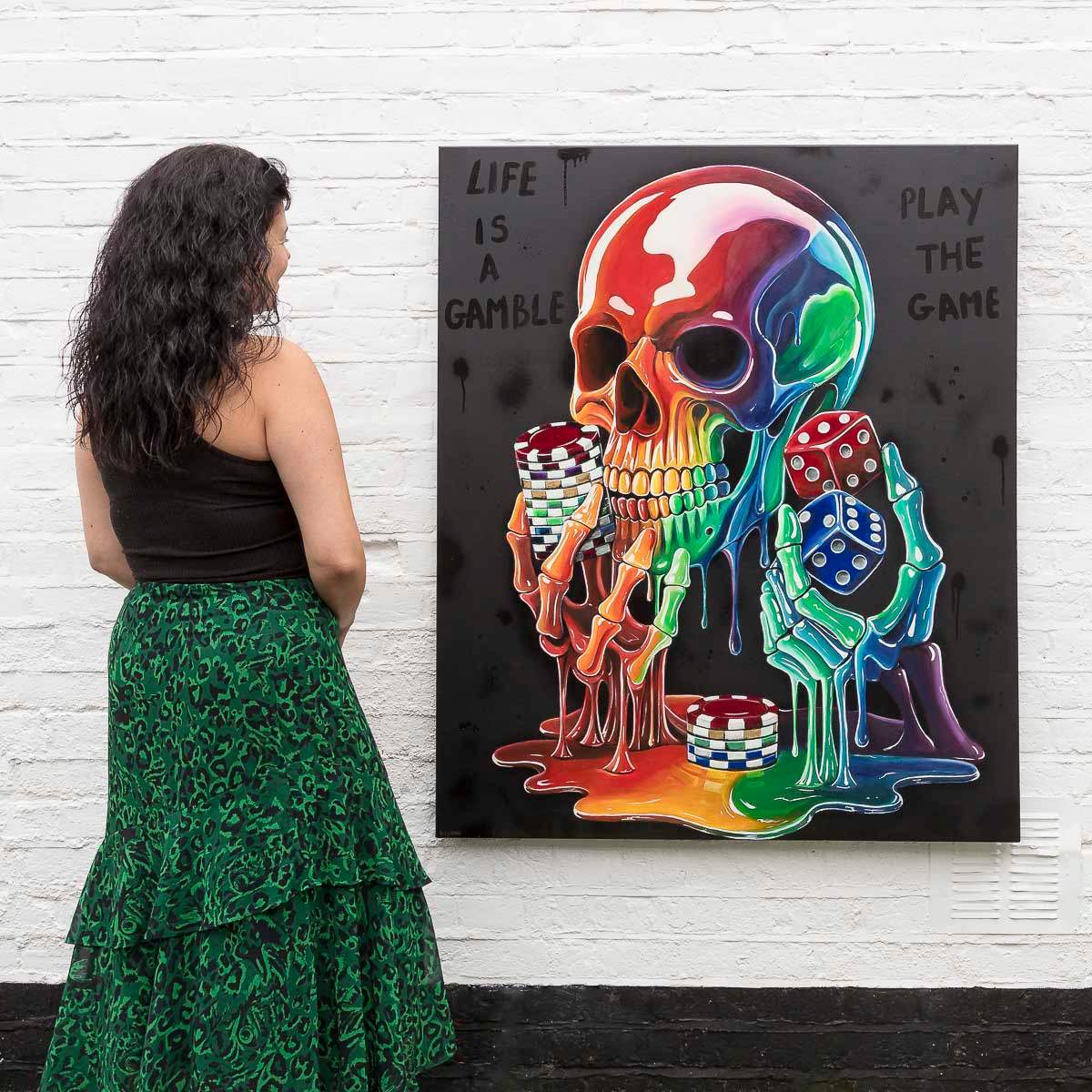 Life Is A Gamble - Original by artist Becky Smith - Wyecliffe Galleries