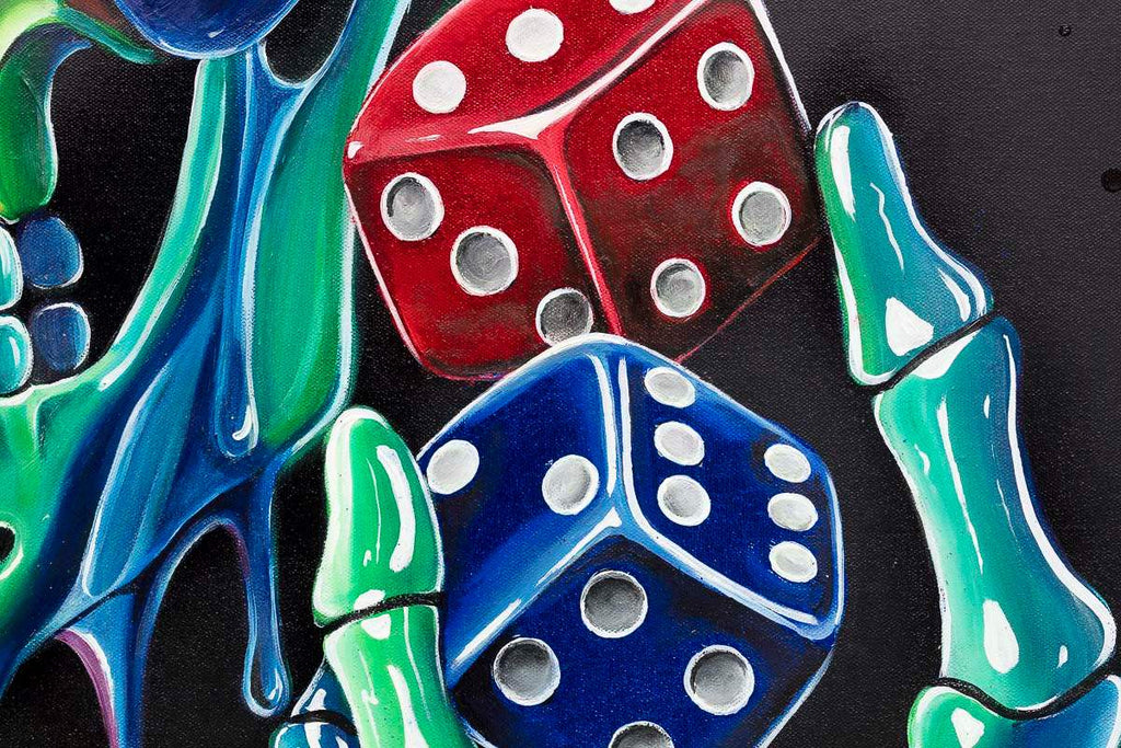 Life Is A Gamble - Original by artist Becky Smith - Wyecliffe Galleries