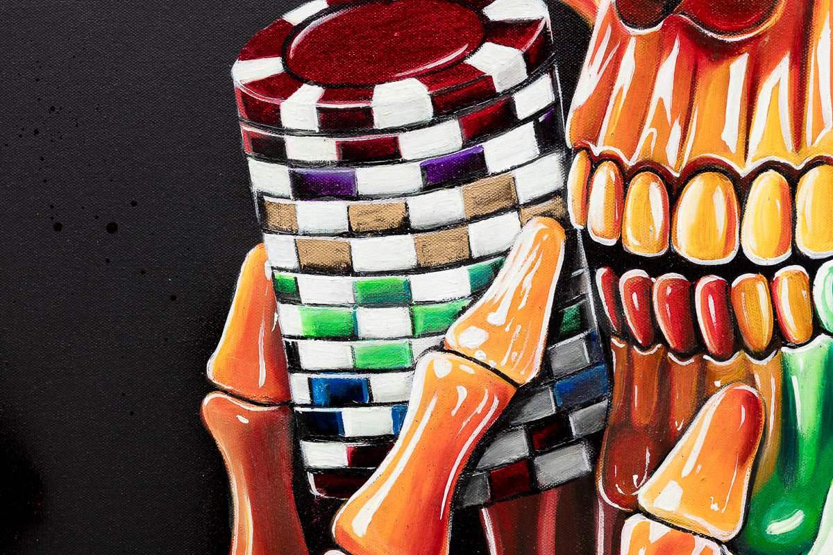 Life Is A Gamble - Original by artist Becky Smith - Wyecliffe Galleries