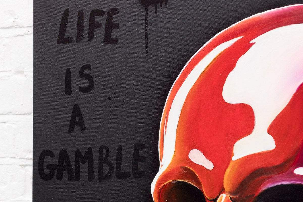 Life Is A Gamble - Original by artist Becky Smith - Wyecliffe Galleries