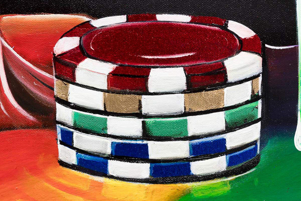 Life Is A Gamble - Original by artist Becky Smith - Wyecliffe Galleries