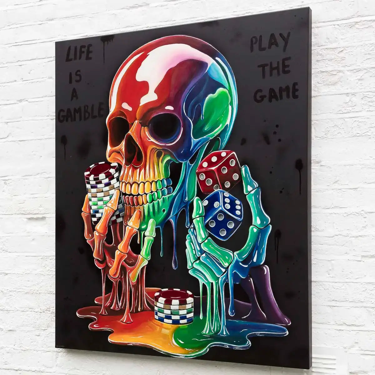 Life Is A Gamble - Original by artist Becky Smith - Wyecliffe Galleries