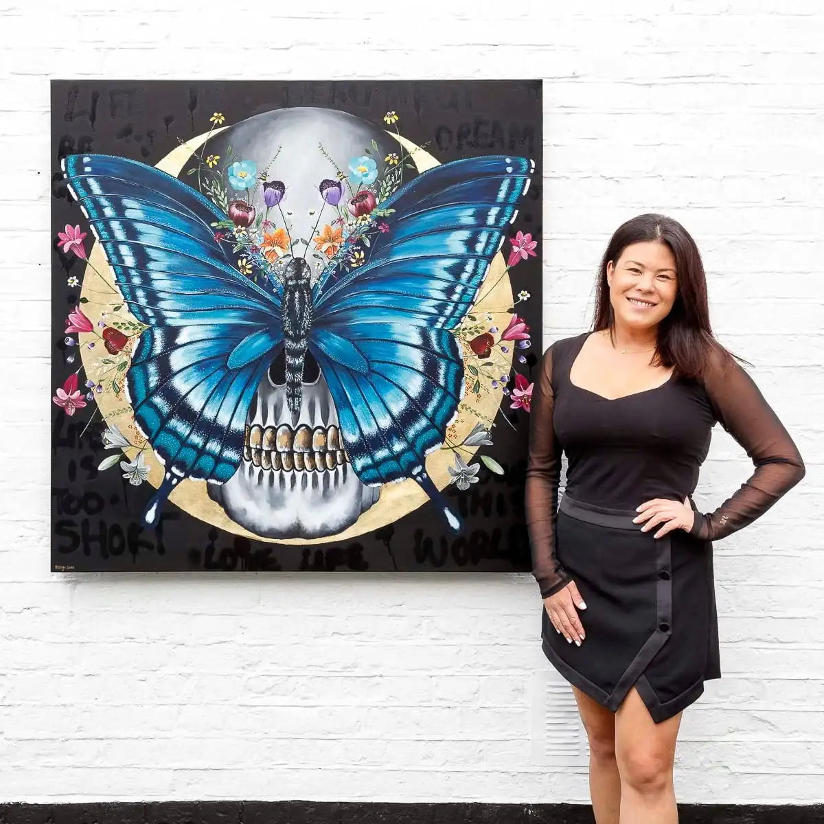 Life is Beautiful - Original - SOLD by artist Becky Smith - Wyecliffe Galleries