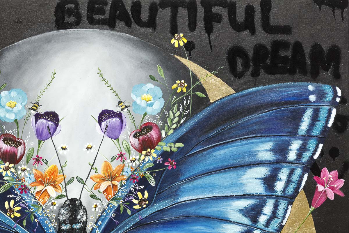 Life is Beautiful - Original Becky Smith Original Canvas