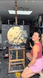 Life Is Better With You - Original - SOLD by artist Becky Smith - Wyecliffe Galleries