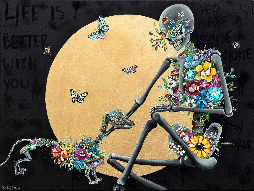 Life Is Better With You - Original - SOLD by artist Becky Smith - Wyecliffe Galleries