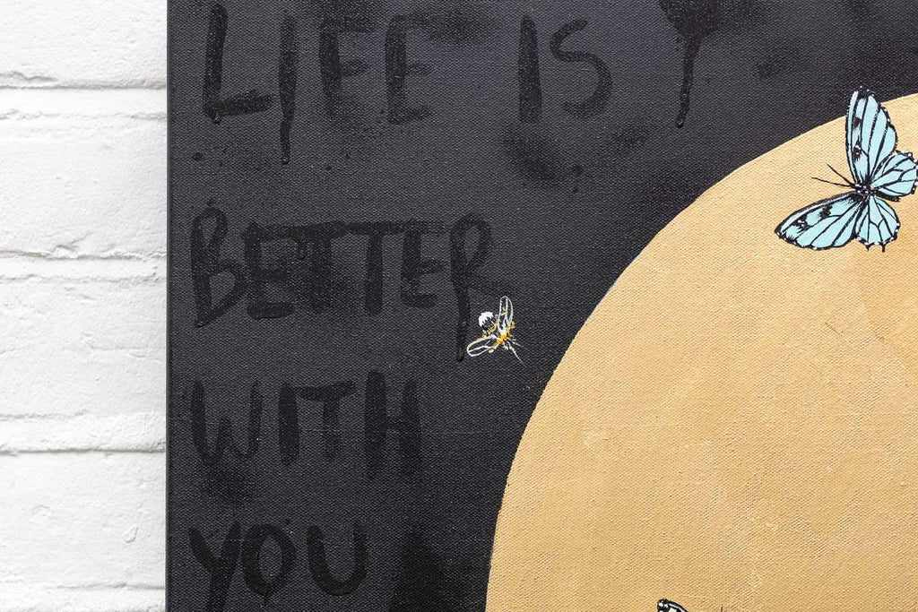 Life Is Better With You - Original - SOLD by artist Becky Smith - Wyecliffe Galleries