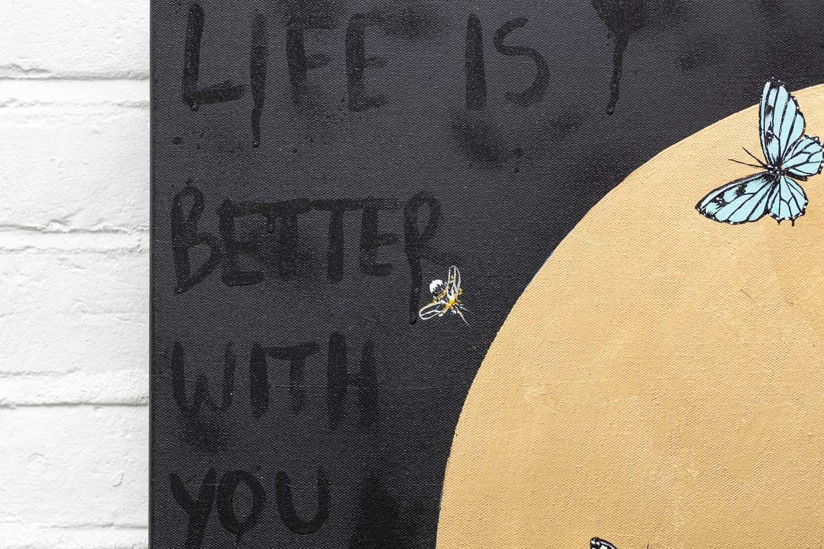 Life Is Better With You - Original - SOLD by artist Becky Smith - Wyecliffe Galleries