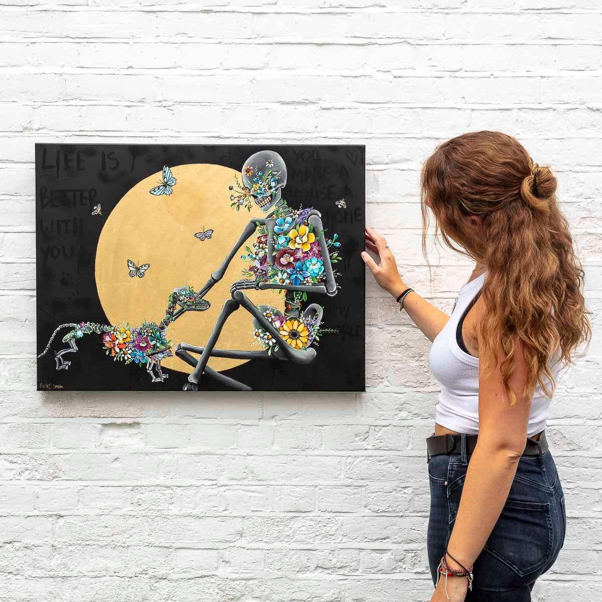 Life Is Better With You - Original - SOLD by artist Becky Smith - Wyecliffe Galleries