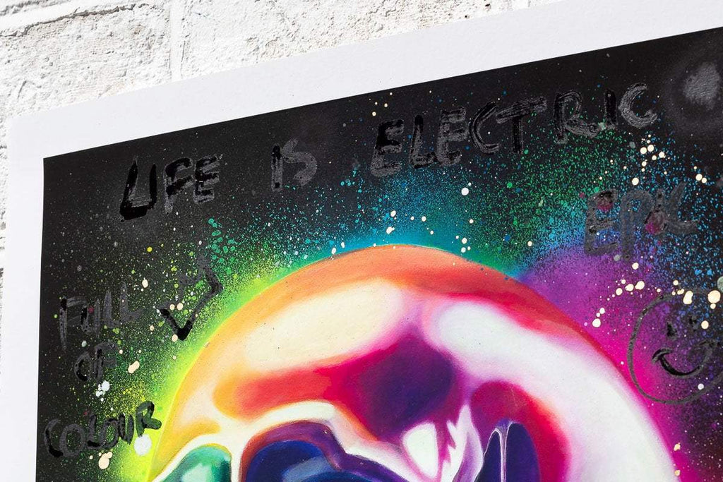 Life is Electric - Artist Proof by artist Becky Smith - Wyecliffe Galleries