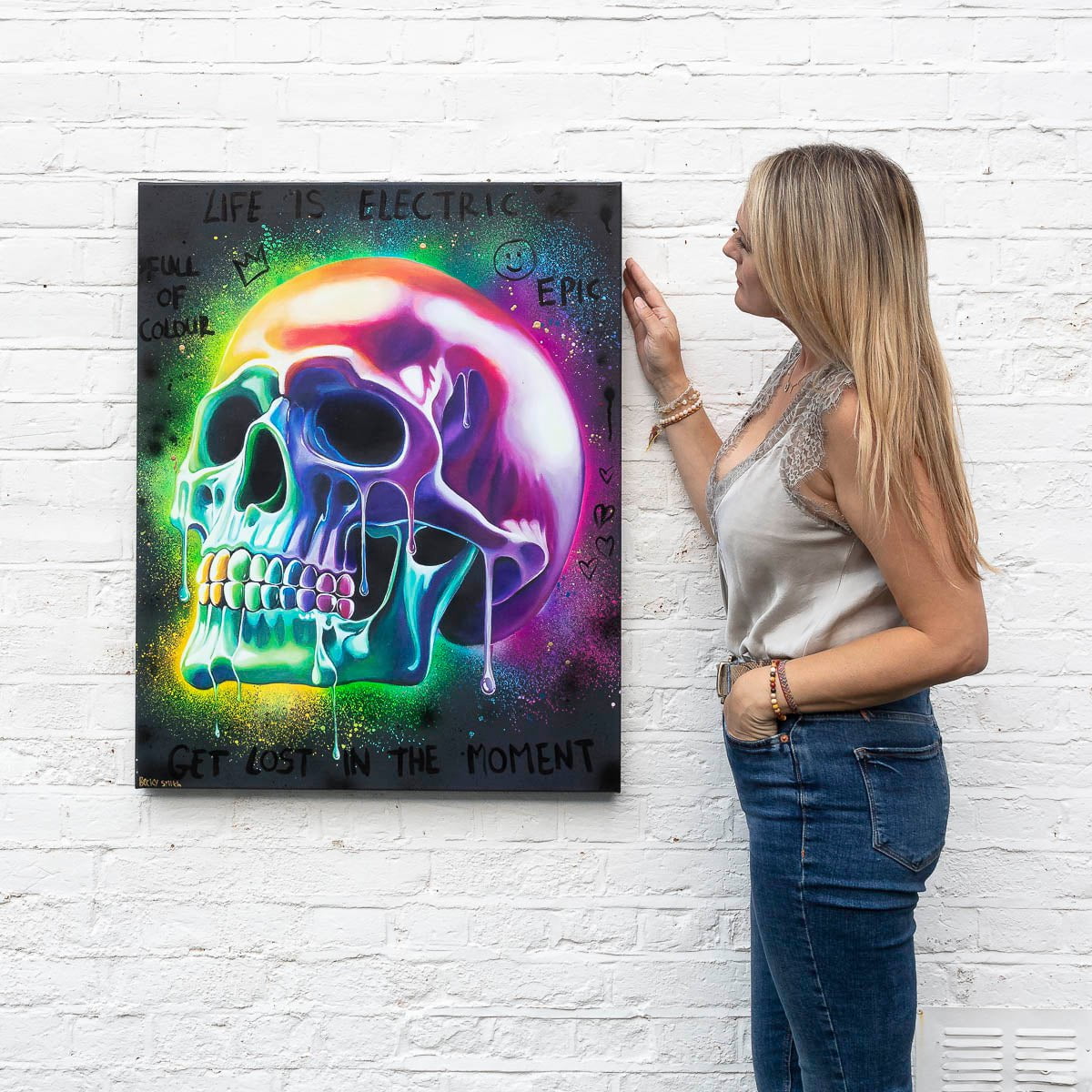 Life Is Electric - Deluxe Canvas Edition Becky Smith