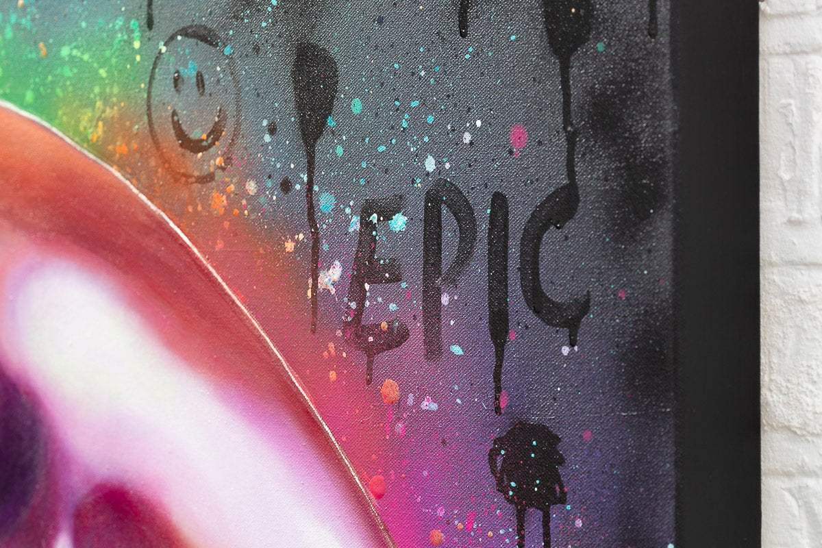 Life Is Electric - Original - SOLD by artist Becky Smith - Wyecliffe Galleries