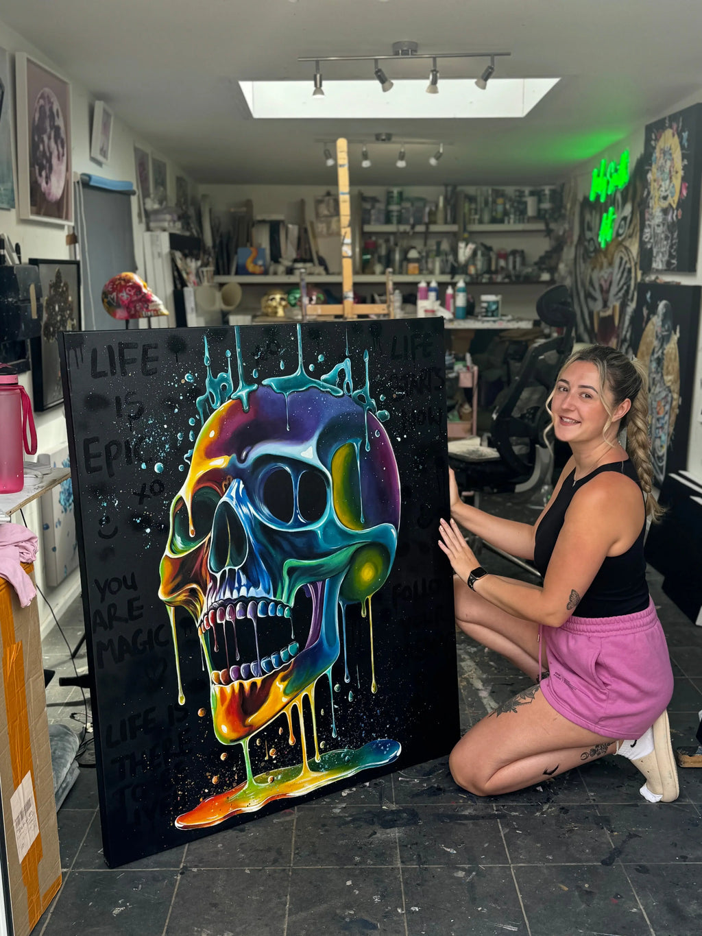 Life Is Epic - Original - SOLD by artist Becky Smith - Wyecliffe Galleries