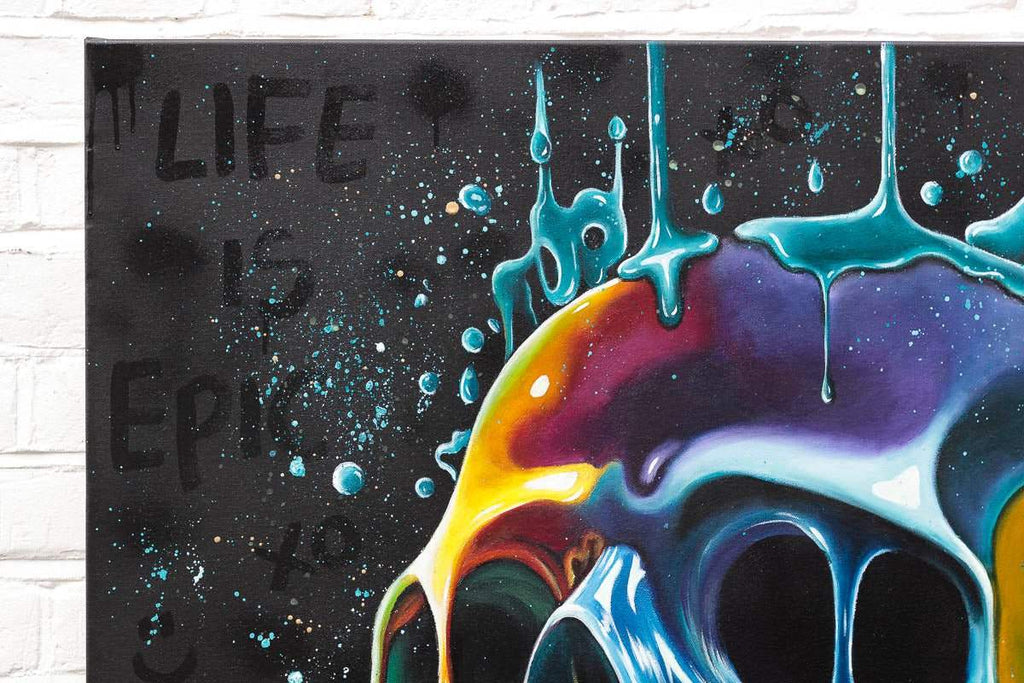 Life Is Epic - Original - SOLD by artist Becky Smith - Wyecliffe Galleries