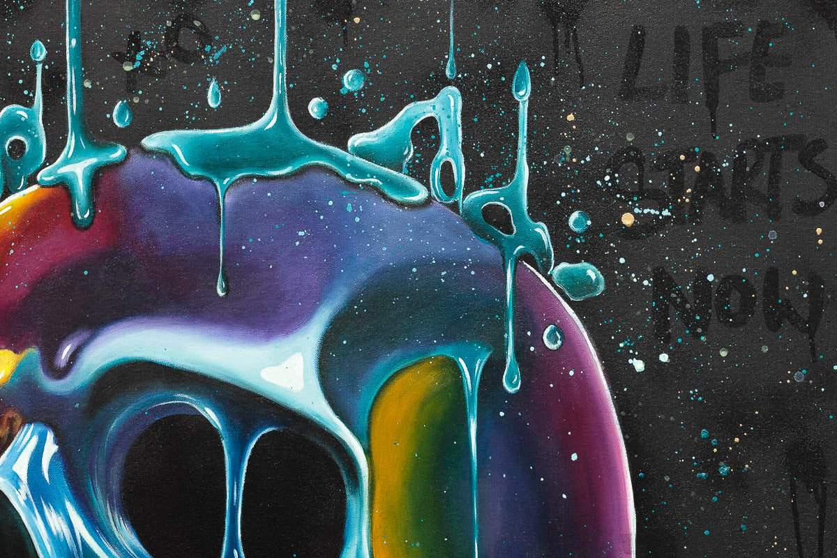 Life Is Epic - Original - SOLD by artist Becky Smith - Wyecliffe Galleries