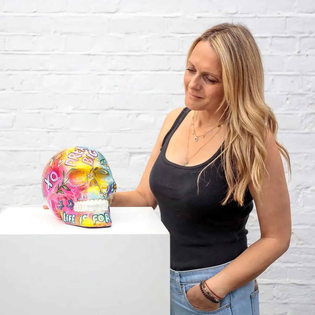 Life Is For Living - Original Sculpture - SOLD by artist Becky Smith - Wyecliffe Galleries