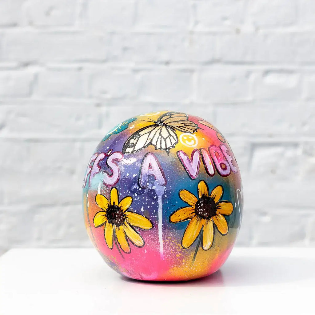 Life Is For Living - Original Sculpture - SOLD by artist Becky Smith - Wyecliffe Galleries