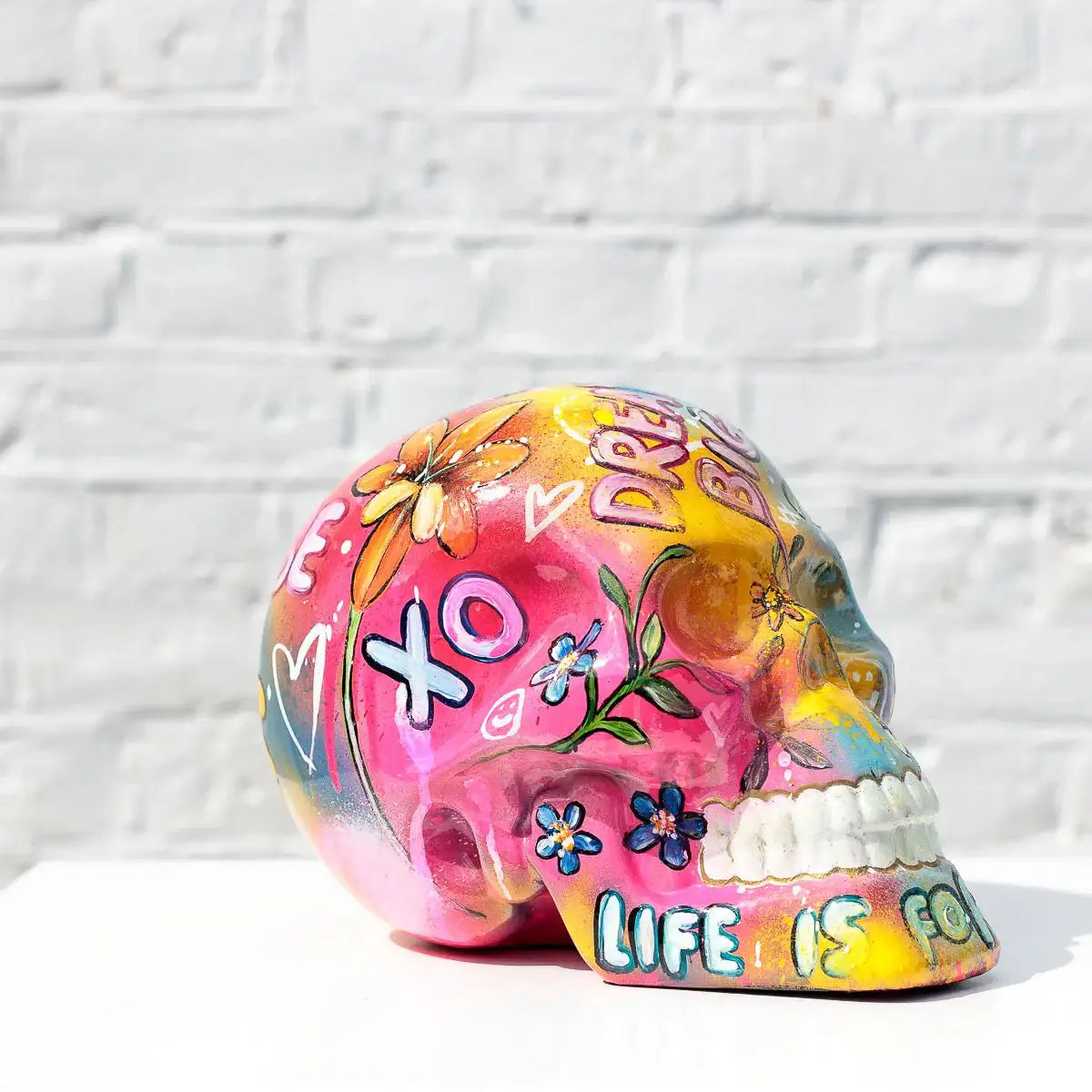 Life Is For Living - Original Sculpture - SOLD by artist Becky Smith - Wyecliffe Galleries