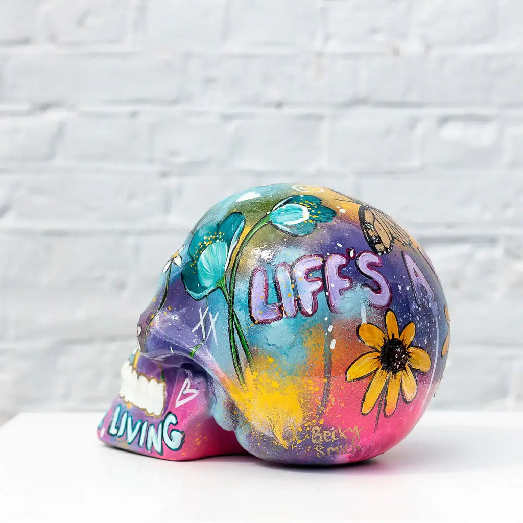 Life Is For Living - Original Sculpture - SOLD by artist Becky Smith - Wyecliffe Galleries