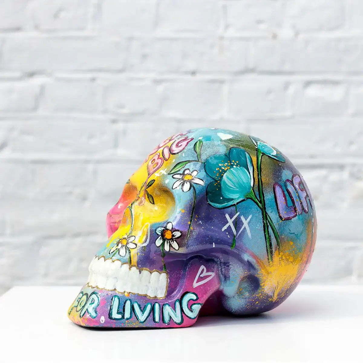 Life Is For Living - Original Sculpture - SOLD by artist Becky Smith - Wyecliffe Galleries